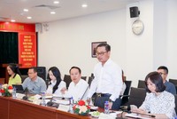 Phó giám đốc Sở Tài chính Hà Nội Lê Trung Hiếu phát biểu tại Hội nghị.