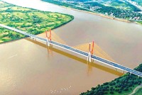 Cầu Ngọc Hồi dự kiến được khởi công ngày 19/8/2025. Ảnh phối cảnh: Internet