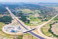 Một đoạn cao tốc Bắc - Nam phía Đông thuộc Dự án thành phần Quảng Ngãi - Hoài Nhơn sắp được đưa vào khai thác 