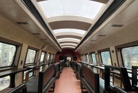 Cận cảnh bên trong tàu du lịch 2 tầng “Hà Nội 5 cửa ô”.