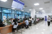 Mô hình chính quyền 2 cấp mang lại lợi ích cho cả doanh nghiệp và cơ quan thuế (Trong ảnh: Trung tâm Phục vụ Hành chính công Hà Nội)