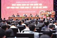 Toàn cảnh Diễn đàn của Quốc hội về hoạt động giám sát. Ảnh: P.T 