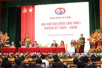 Khai mạc Đại hội đại biểu Đảng bộ Bộ Tài chính lần thứ I nhiệm kỳ 2025-2030 