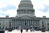 Điện Capitol - nơi đặt trụ sở Quốc hội Mỹ tại trung tâm thủ đô Washington D.C. Ảnh: Ngọc Quang - PV TTXVN tại Mỹ