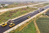 Vinaconex thi công đường song hành Vành đai 4 đoạn qua TP. Hà Nội 