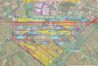 Bố trí tổng thể mặt bằng tổ hợp ga đường sắt Ngọc Hồi - TP. Hà Nội. 