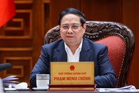 Thủ tướng Phạm Minh Chính chủ trì cuộc họp - Ảnh: VGP/Nhật Bắc