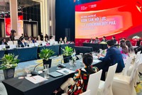 Diễn đàn Kinh tế tư nhân Việt Nam (VPSF) 2025, phiên chuyên đề "Vươn tầm nội lực" để "Vươn mình đột phá". Ảnh: Nhung Bùi