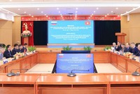 Quang cảnh buổi hội đàm (Ảnh: BXD). 