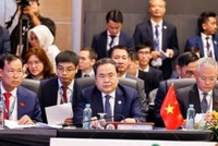 Chủ tịch Quốc hội Trần Thanh Mẫn dự Phiên họp Ban Chấp hành AIPA-46. Ảnh: Doãn Tấn.