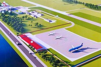 Phối cảnh Dự án mở rộng, nâng cấp Cảng hàng không Cà Mau. 
