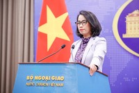 Người phát ngôn Bộ Ngoại giao Phạm Thu Hằng trả lời báo chí chiều 25/9.