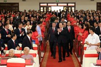 Chủ tịch Quốc hội Trần Thanh Mẫn và lãnh đạo Trung ương tham dự Đại Đại hội đại biểu Đảng bộ TP. Cần Thơ lần thứ I, nhiệm kỳ 2025 - 2030.