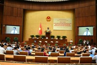 Phiên làm việc chiều 29/9 của các vị đại biểu hoạt động chuyên trách.