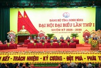 Đại hội Đại biểu Đảng bộ tỉnh Ninh Bình lần thứ I: Khởi đầu mới, tầm vóc mới, khát vọng mới 