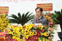 Ông Phạm Minh Tâm, Giám đốc Sở Tài chính tỉnh An Giang trình bày tham luận tại Đại hội. 