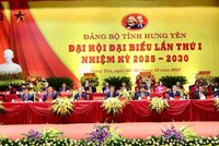 Đại hội Đại biểu Đảng bộ tỉnh Hưng Yên lần thứ I, nhiệm kỳ 2025 - 2030 đề ra 6 nhiệm vụ trọng tâm và 3 đột phá chiến lược phát triển.