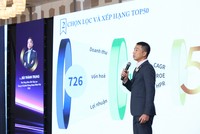  Ông Bùi Thành Trung - Phó tổng giám đốc, Công ty Chứng khoán Thiên Việt (TVS) trình bày cơ chế chọn lọc và xếp hạng TOP50 2025.