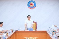 Bộ trưởng Nguyễn Văn Thắng phát biểu tại cuộc họp.