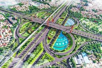 Phối cảnh Nút giao thông Bình Thái trên đường Vành đai 2.