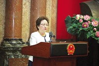 Chủ tịch Tập đoàn BRG phát biểu tại buổi gặp mặt của Tổng Bí thư, Chủ tịch nước Tô Lâm với đoàn đại biểu doanh nhân tiêu biểu ngày 11/10/2024 