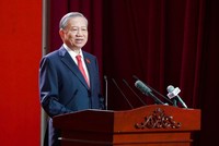 Tổng Bí thư Tô Lâm phát biểu chỉ đạo Đại hội Đảng bộ TP.HCM lần thứ I, nhiệm kỳ 2025 - 2030. Ảnh: BTC.