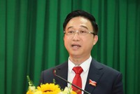 Ông Đặng Minh Thông, Phó bí thư Thành ủy TP.HCM phát biểu tại buổi họp báo. Ảnh: Trọng Tín.