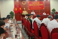 Ông Nguyễn Minh Luân - Phó Chủ tịch UBND tỉnh Cà Mau điều hành phiên thảo luận tại tổ 9