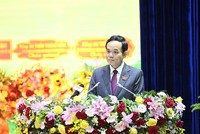 Bí thư Trung ương Đảng, Bí thư thành ủy TP.HCM Trần Lưu Quang phát biểu định hướng chỉ đạo Đại hội Đại biểu Đảng bộ tỉnh Cà Mau lần thứ I, nhiệm kỳ 2025-2030