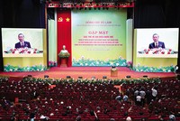 Cuộc gặp mặt các thế hệ đại biểu Quốc hội được tổ chức tại Hà Nội dưới sự chủ trì của Tổng Bí thư Tô Lâm