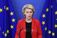 Chủ tịch Ủy ban châu Âu Ursula von der Leyen. Ảnh: AFP/TTXVN 