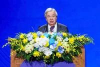 Tổng Thư ký Liên hợp quốc Antonio Guterres phát biểu tại Lễ mở ký.