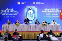 Tổ chức thành công Lễ mở ký Công ước Hà Nội, thúc đẩy 72 quốc gia ký kết 