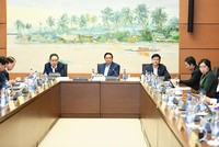 Phiên thảo luận tổ góp ý Dự thảo Văn kiện. Ảnh: N.Y