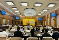 Toàn cảnh phiên thẩm tra. 