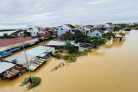  Nhiều khu vực ở Hội An, TP.Đà Nẵng bị ngập sâu trong ngày 3/11. Ảnh: T.X 