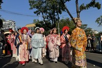 Thủ đô thanh lịch, hào hoa trong Lễ Diễu hành Áo dài Du lịch Hà Nội 2025 