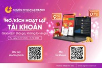 Agriseco (AGR) ưu đãi phí giao dịch 0,1% cho khách hàng mở mới và kích hoạt lại tài khoản