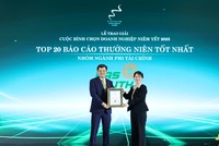 Ông Đào Hữu Thắng, Phó tổng giám đốc PGS đại diện Công ty nhận giải