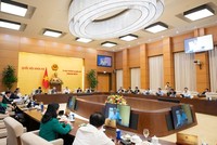 Phiên thảo luận của Ủy ban Thường vụ Quốc hội.