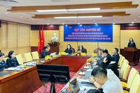 Toàn cảnh buổi họp báo.