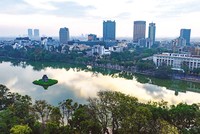 Hà Nội thuộc nhóm các địa phương ước tăng trưởng GRDP từ 8% trở lên. Ảnh: Đức Thanh 