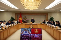 Phó thủ tướng Trần Hồng Hà chủ trì Hội nghị. Ảnh: VGP.