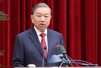 Tổng Bí thư Tô Lâm phát biểu bế mạc Hội nghị lần thứ 15 Ban chấp hành Trung ương Đảng khóa XIII - Ảnh VGP