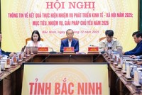 Tỉnh Bắc Ninh tổ chức họp báo thông tin về kết quả thực hiện kế hoạch phát triển kinh tế - xã hội năm 2025 và kế hoạch, mục tiêu năm 2026.