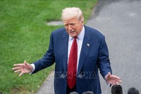 Tổng thống Mỹ Donald Trump phát biểu tại Nhà Trắng, Washington, D.C. Ảnh: THX/TTXVN 