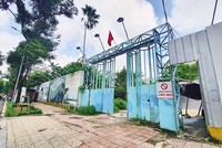 Khu đất tại số 8 Võ Văn Tần, phường Xuân Hòa (dự án Nhà thi đấu Phan Đình Phùng). Ảnh: Lê Toàn.