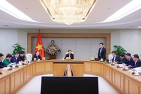 Phó Thủ tướng Trần Hồng Hà chủ trì cuộc họp nghe báo cáo dự án đầu tư đoạn tuyến cao tốc Sơn La - Điện Biên - Cửa khẩu Tây Trang, giai đoạn 1 - Ảnh: VGP.