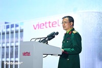 Trung tướng Tào Đức Thắng, Chủ tịch kiêm Tổng Giám đốc Tập đoàn Viettel phát biểu tại sự kiện. (Ảnh: Minh Sơn) 
