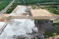 Toàn cảnh dự án Khu công nghiệp Quảng Trị. Ảnh: Ngọc Tân